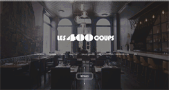 Desktop Screenshot of les400coups.ca
