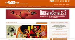 Desktop Screenshot of les400coups.org