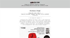 Desktop Screenshot of les400coups.be